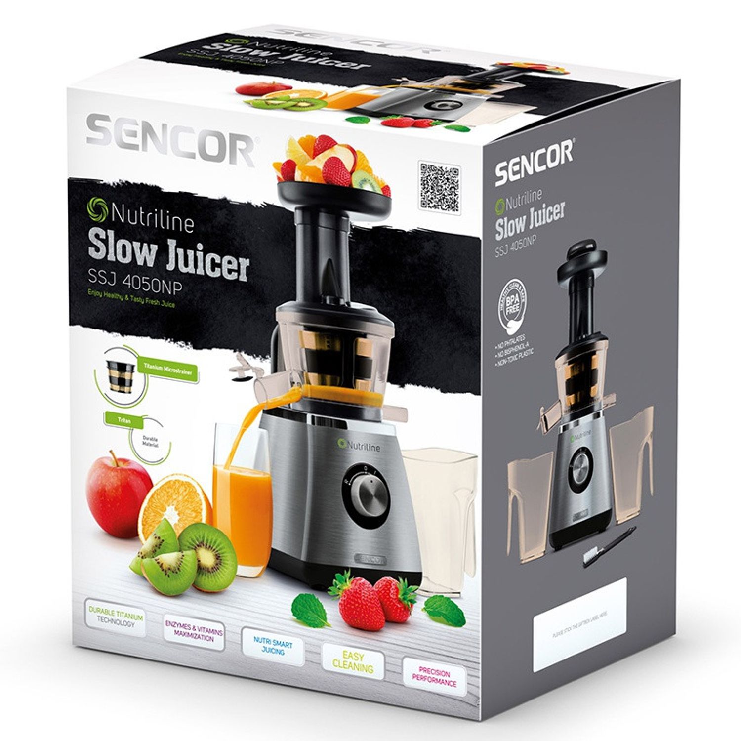 Sorcator De Fructe Slow Juicer Sencor, 400w fotografia produsului View 10 L