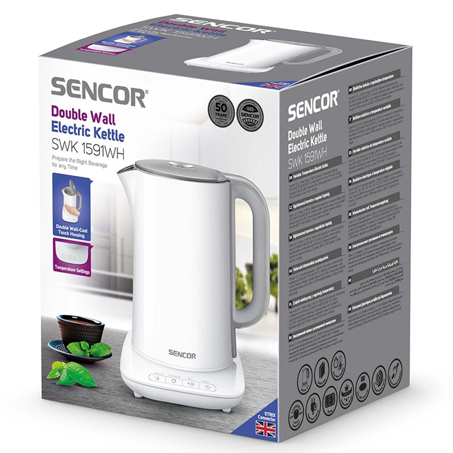 FIERBATOR ELECTRIC 1.5L,  2150W,  SENCOR fotografia produsului View 20 L