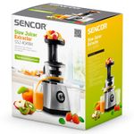 Storcator De Fructe Slow Juicer Sencor, Capacitate 0,8l, 400w fotografia produsului View 10 S
