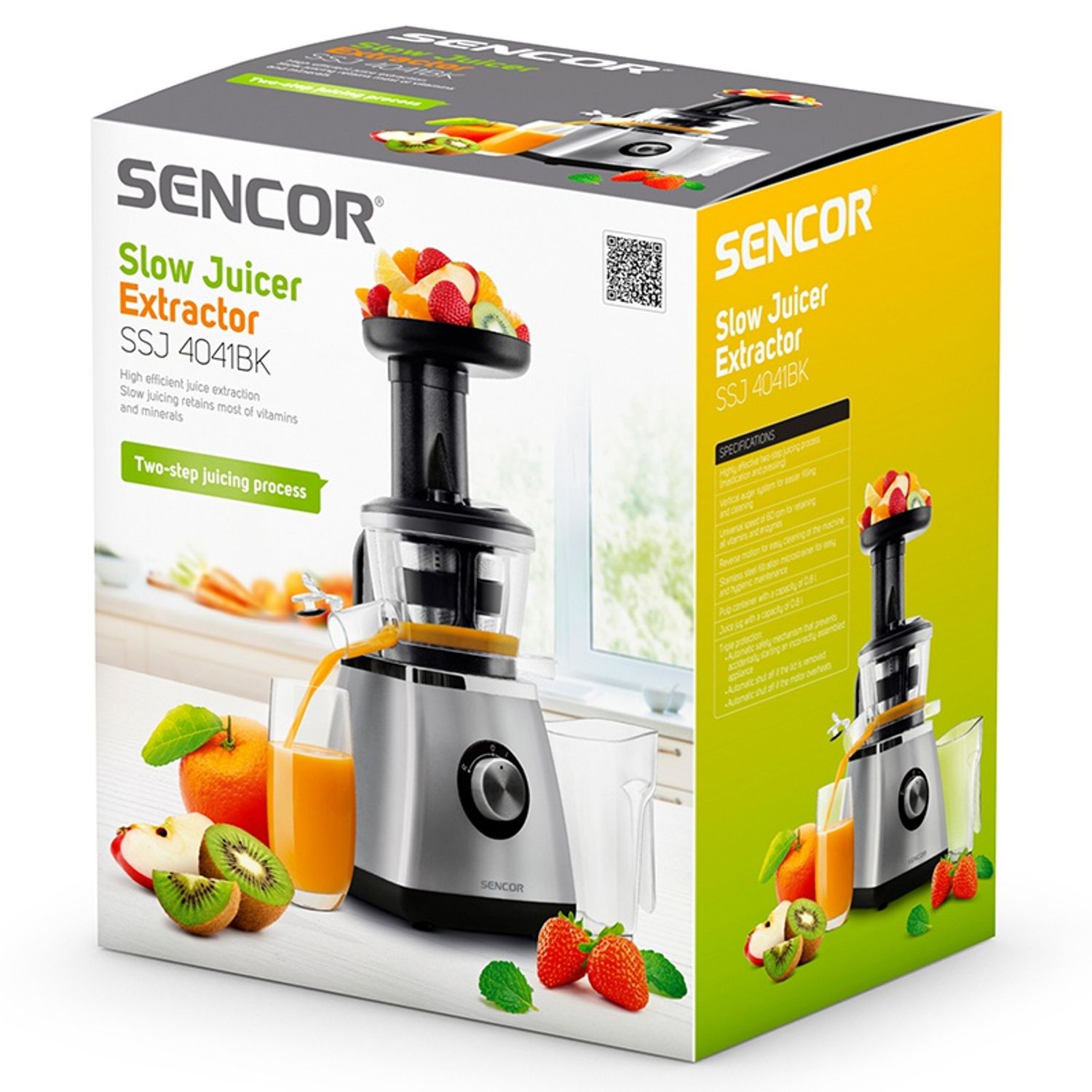 Storcator De Fructe Slow Juicer Sencor, Capacitate 0,8l, 400w fotografia produsului View 10 L