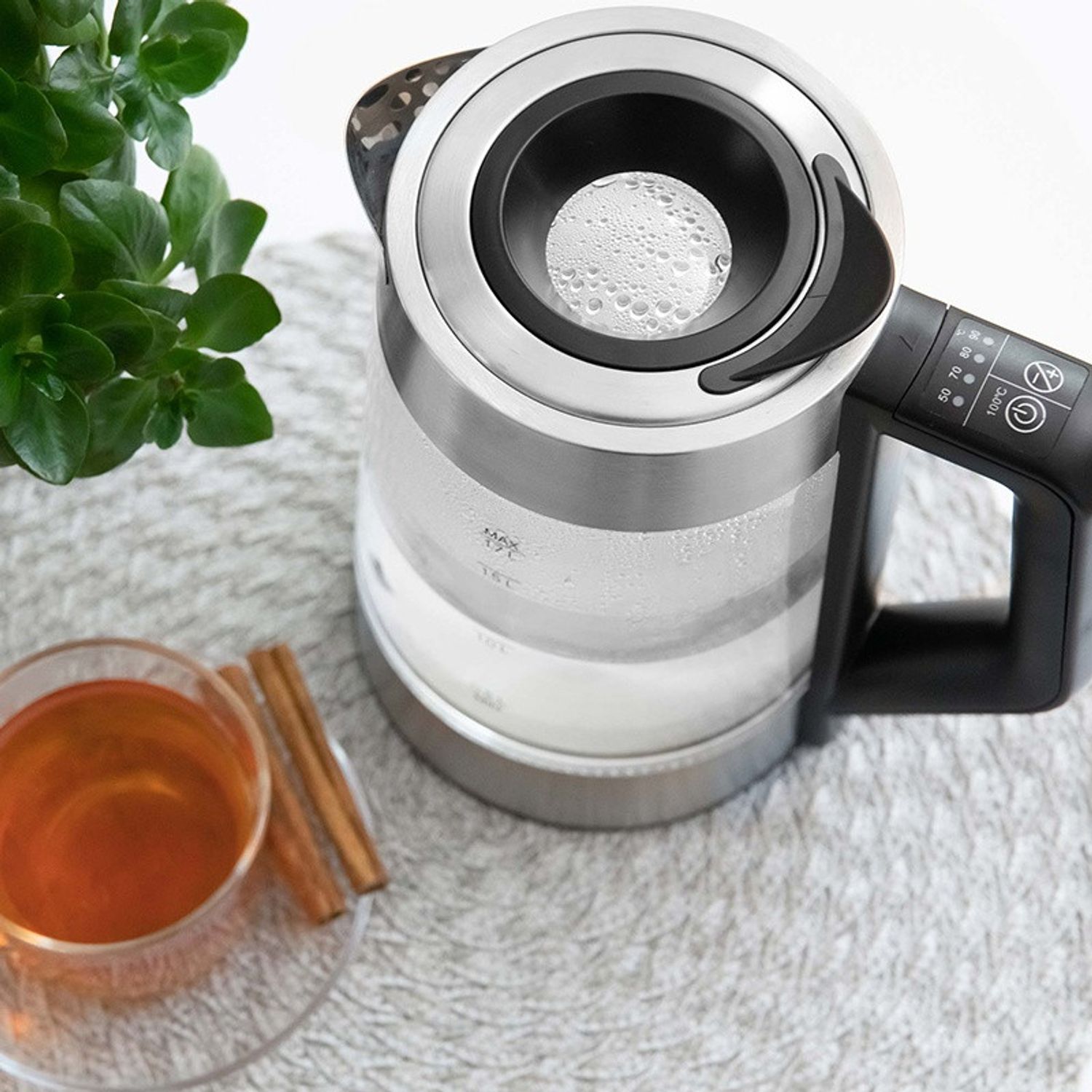 FIERBATOR ELECTRIC STICLA 1.7L, 2200W,  SENCOR fotografia produsului View 2 L