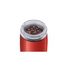 Rasnita Cafea 150 W, Capacitate 60 g,  Sencor, Rosu Argintiu fotografia produsului View 3 S