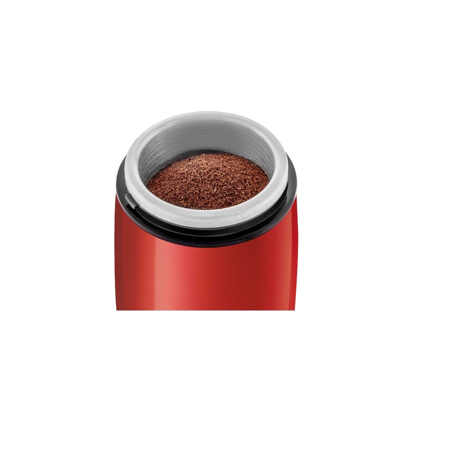 Rasnita Cafea 150 W, Capacitate 60 g,  Sencor, Rosu Argintiu fotografia produsului View 4 L