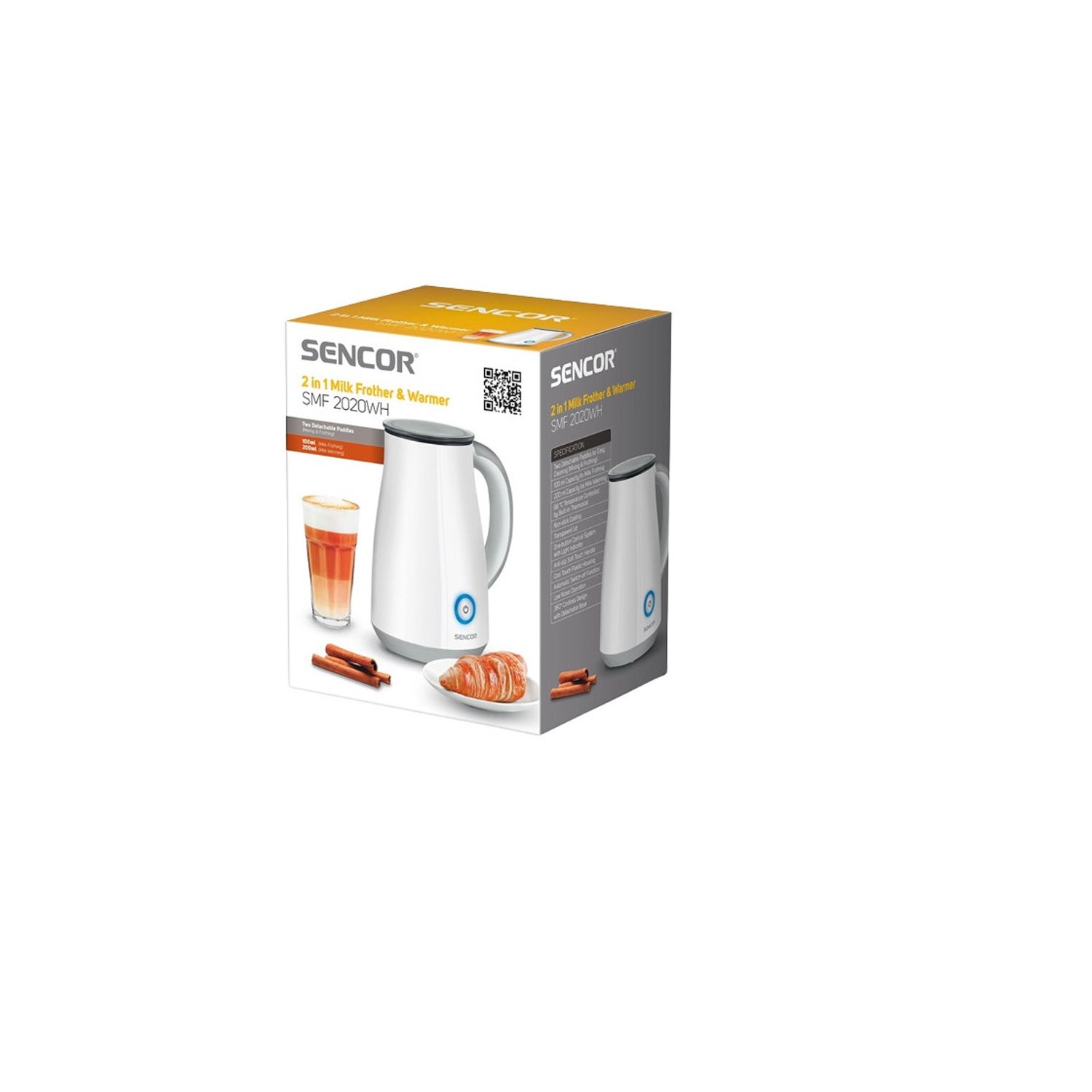 Aparat Spumare Lapte 2 in 1, Sencor fotografia produsului View 2 L