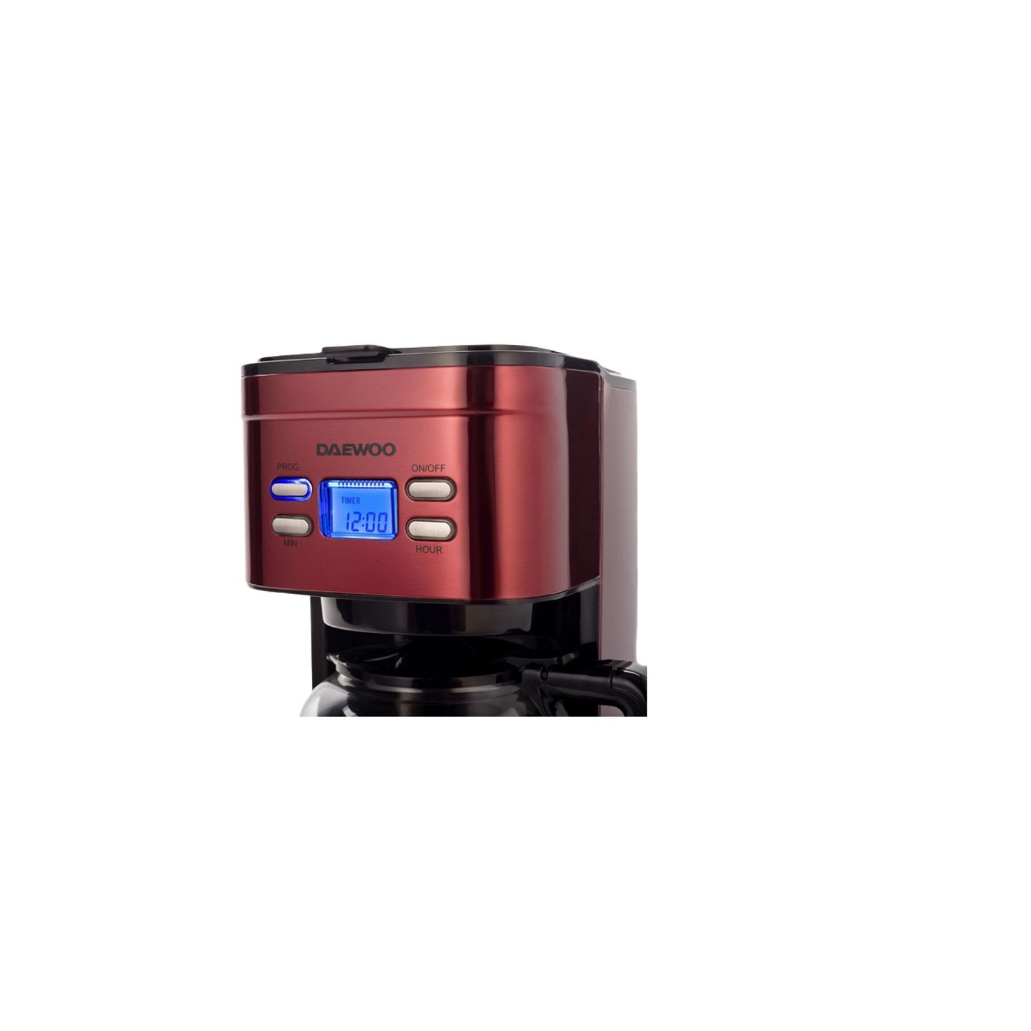 Cafetiera 1.5 L,  1000 W,  Daewoo, Rosu fotografia produsului View 3 L