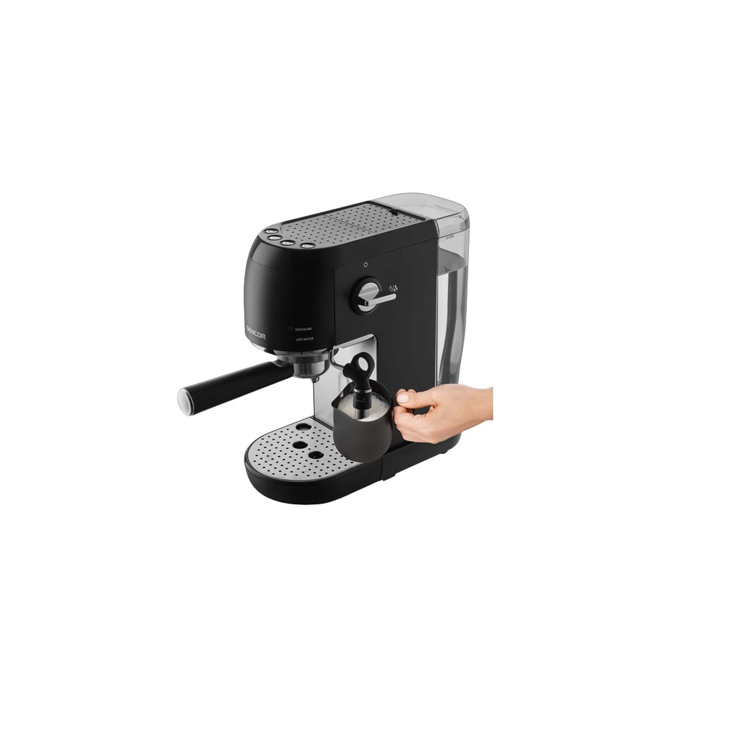 Espressor Automat  1400 W, Capacitate rezervor 1.5 L,   Sencor fotografia produsului View 4 L