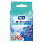 Set 10 de plasturi de diferite marimi, transparenti, ultra-rezistenti la apa, Figo fotografia produsului