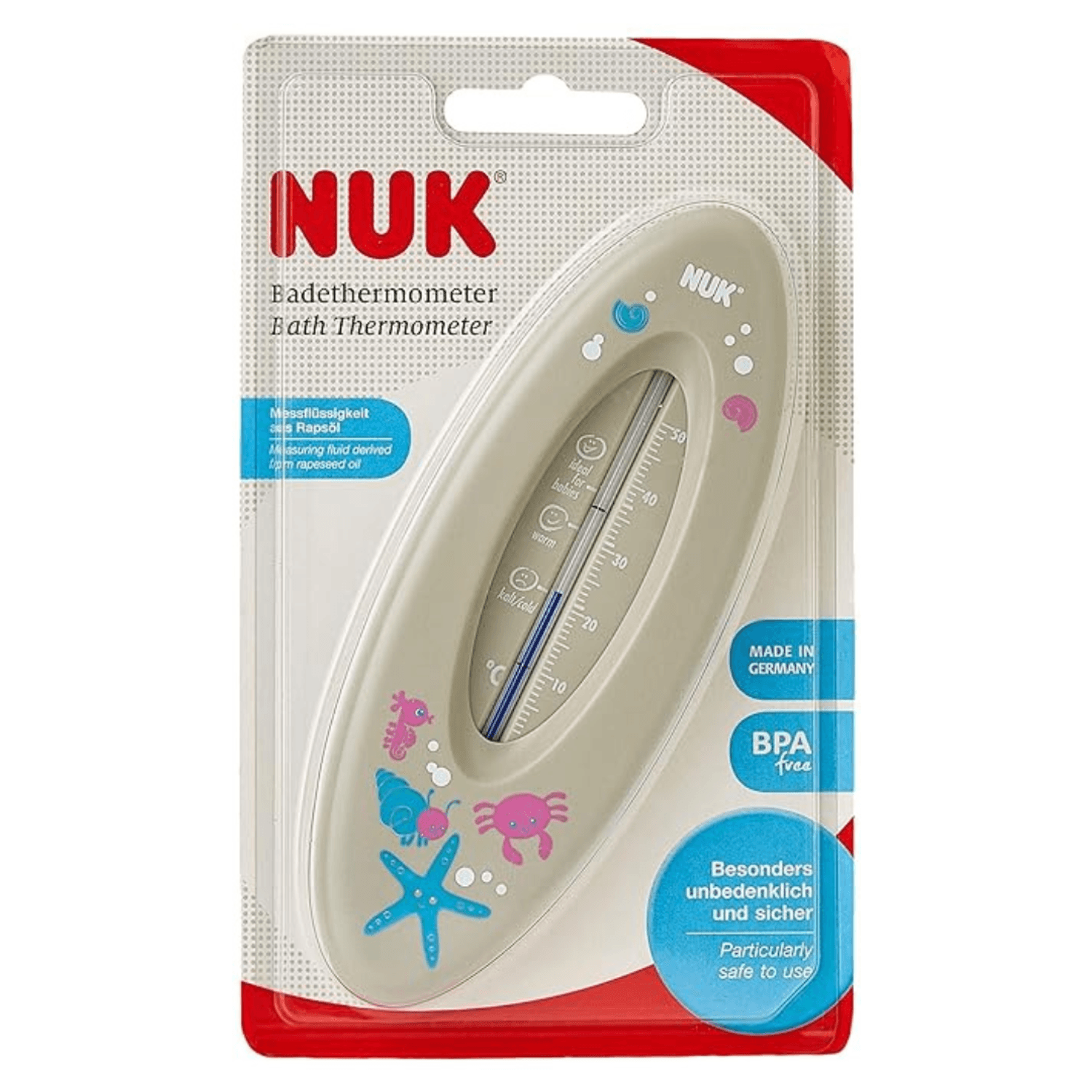 Termometru de baie pentru copii, model Ocean, Nuk - Bej fotografia produsului View 2 L