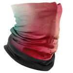 Esarfa Circulara tip Guler Handmade cu Polar pentru Vreme Rece, Abstract Cald si Rece, Multicolor, 60x25 cm fotografia produsului
