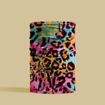 Esarfa Circulara tip Guler Handmade pentru Toate Sezoanele, Animal Print Leopard Multicolor, Multicolor, 40x25 cm fotografia produsului View 2 S