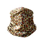 Esarfa Circulara tip Guler Handmade pentru Toate Sezoanele, Animal Print Leopard, Multicolor, 40x25 cm fotografia produsului
