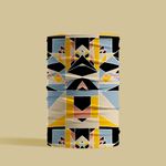 Esarfa Circulara tip Guler Handmade pentru Toate Sezoanele, Patrate Color in Stroboscop, Multicolor, 40x25 cm fotografia produsului View 2 S