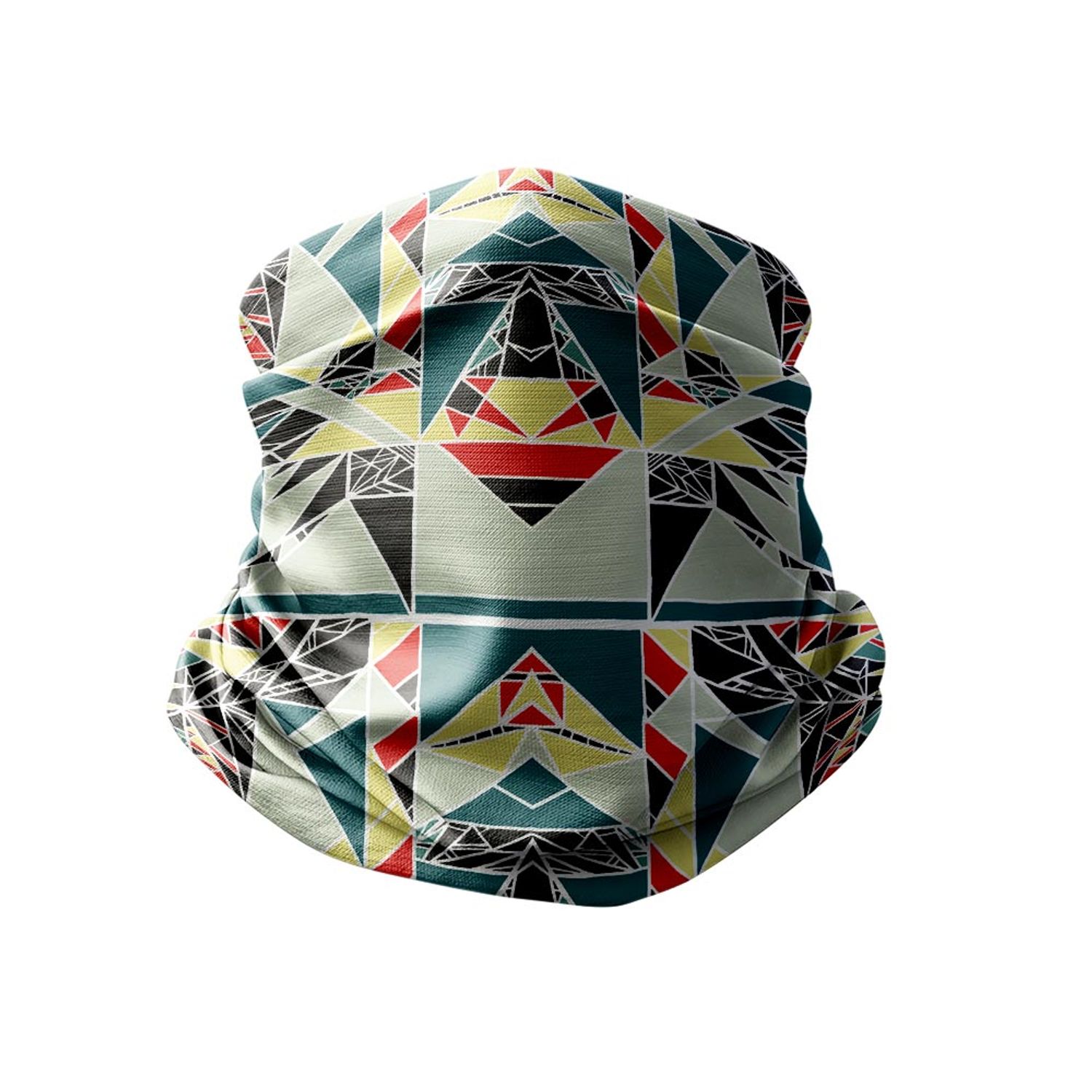 Esarfa Circulara tip Guler Handmade pentru Toate Sezoanele, Privind prin Stroboscop, Multicolor, 40x25 cm fotografia produsului