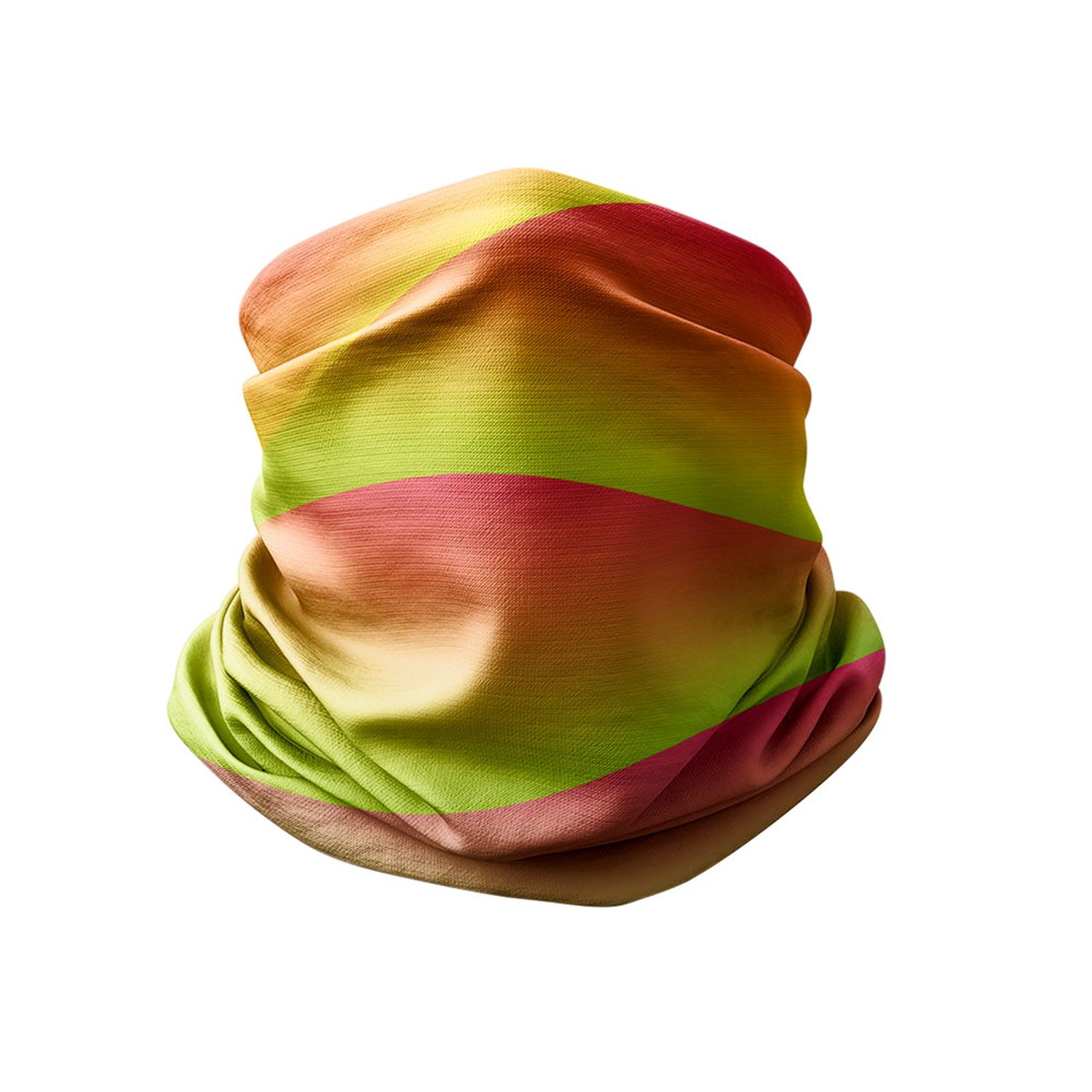 Esarfa Circulara tip Guler Handmade pentru Toate Sezoanele, Abstract Spania, Multicolor, 40x25 cm fotografia produsului