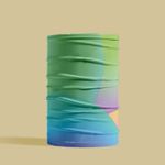 Esarfa Circulara tip Guler Handmade pentru Toate Sezoanele, Abstract Umbre de Culoare, Multicolor, 40x25 cm fotografia produsului View 2 S