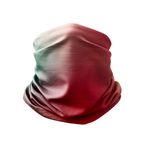Esarfa Circulara tip Guler Handmade pentru Toate Sezoanele, Abstract Cald si Rece, Multicolor, 40x25 cm fotografia produsului