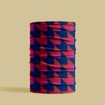 Esarfa Circulara tip Guler Handmade pentru Toate Sezoanele, Abstract Cubism, Multicolor, 40x25 cm fotografia produsului View 2 S