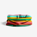 Esarfa Circulara tip Guler Handmade pentru Toate Sezoanele, Abstract Curcubeu, Multicolor, 40x25 cm fotografia produsului View 4 S