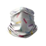 Esarfa Circulara tip Guler Handmade pentru Toate Sezoanele, Abstract Confetti, Multicolor, 40x25 cm fotografia produsului
