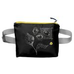 Borseta Handmade Fanny Pack, Priviri si Mac, Multicolor, 22x19 cm fotografia produsului