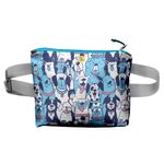 Borseta Handmade Fanny Pack, Caini de Diferite Rase, Multicolor, 22x19 cm fotografia produsului