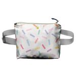 Borseta Handmade Fanny Pack, Abstract Confetti, Multicolor, 22x19 cm fotografia produsului