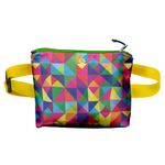 Borseta Handmade Fanny Pack, Abstract Rubix Cube, Multicolor, 22x19 cm fotografia produsului