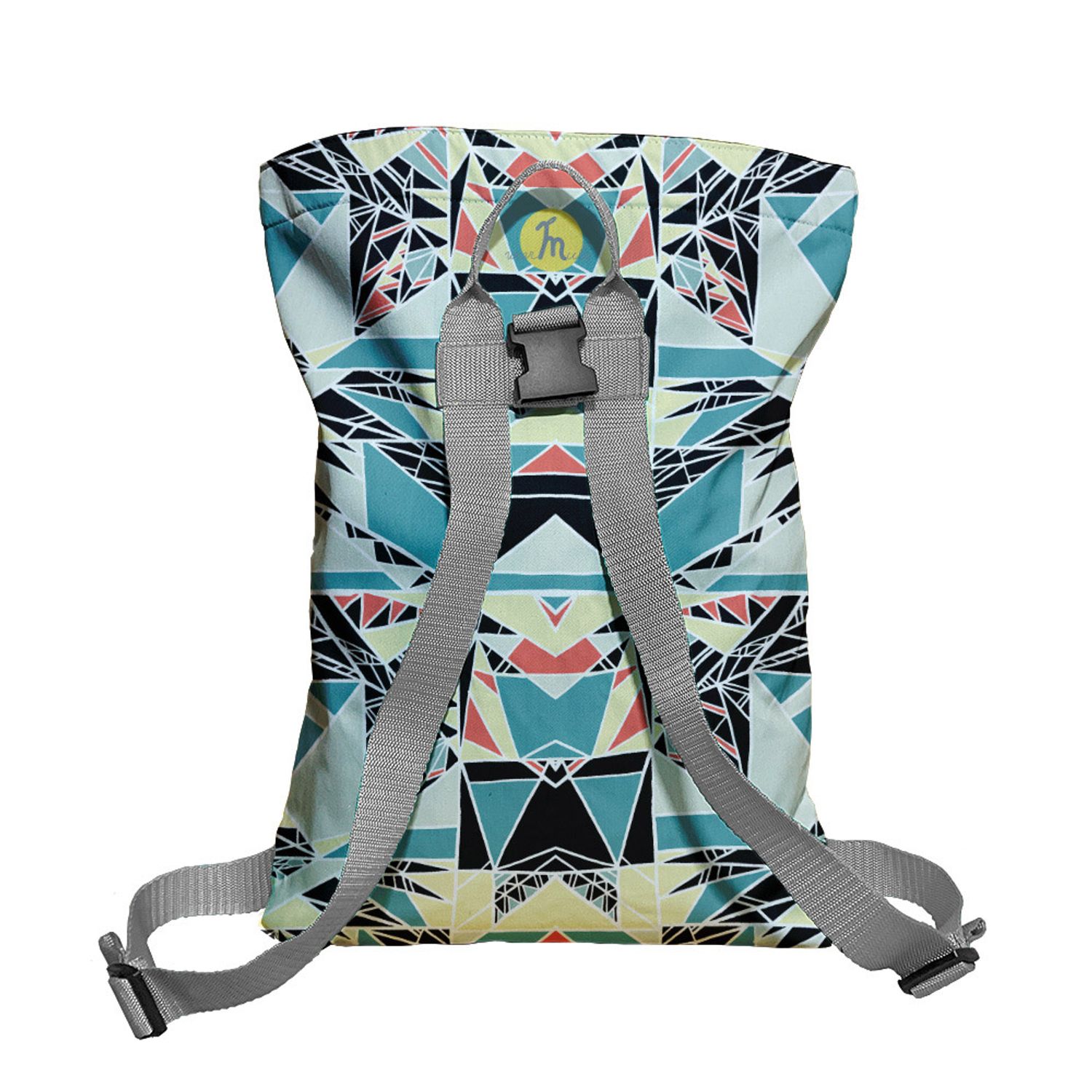 Rucsac Handmade tip Backpack, Privind prin Stroboscop, Multicolor, 45x37 cm fotografia produsului View 3 L
