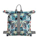 Rucsac Handmade tip Backpack, Privind prin Stroboscop, Multicolor, 45x37 cm fotografia produsului