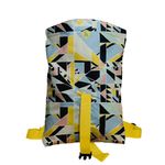Rucsac Handmade tip Backpack, Motiv Geometric si Metri Patrati, Multicolor, 45x37 cm fotografia produsului View 3 S