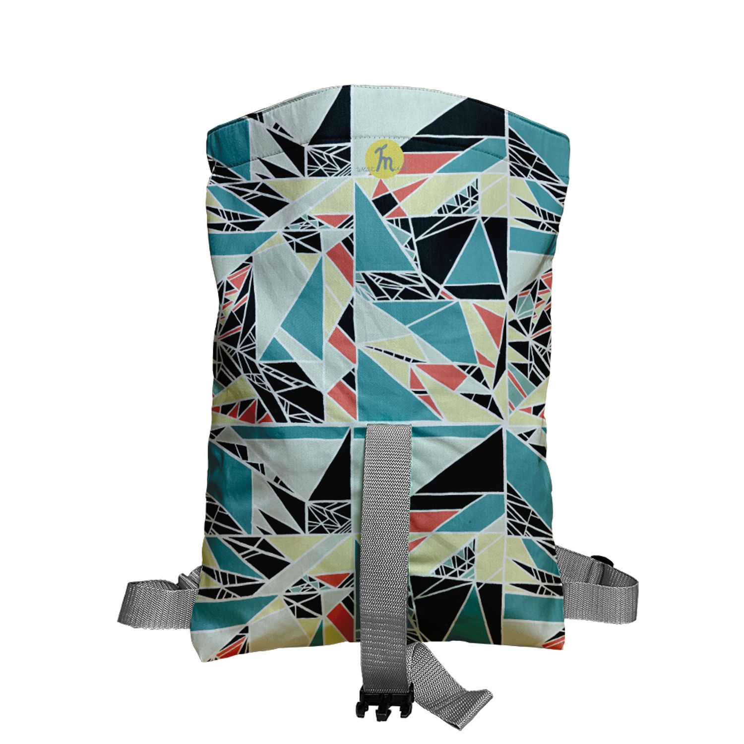 Rucsac Handmade tip Backpack, Matematica si Geometrie, Multicolor, 45x37 cm fotografia produsului View 3 L