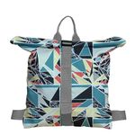 Rucsac Handmade tip Backpack, Matematica si Geometrie, Multicolor, 45x37 cm fotografia produsului