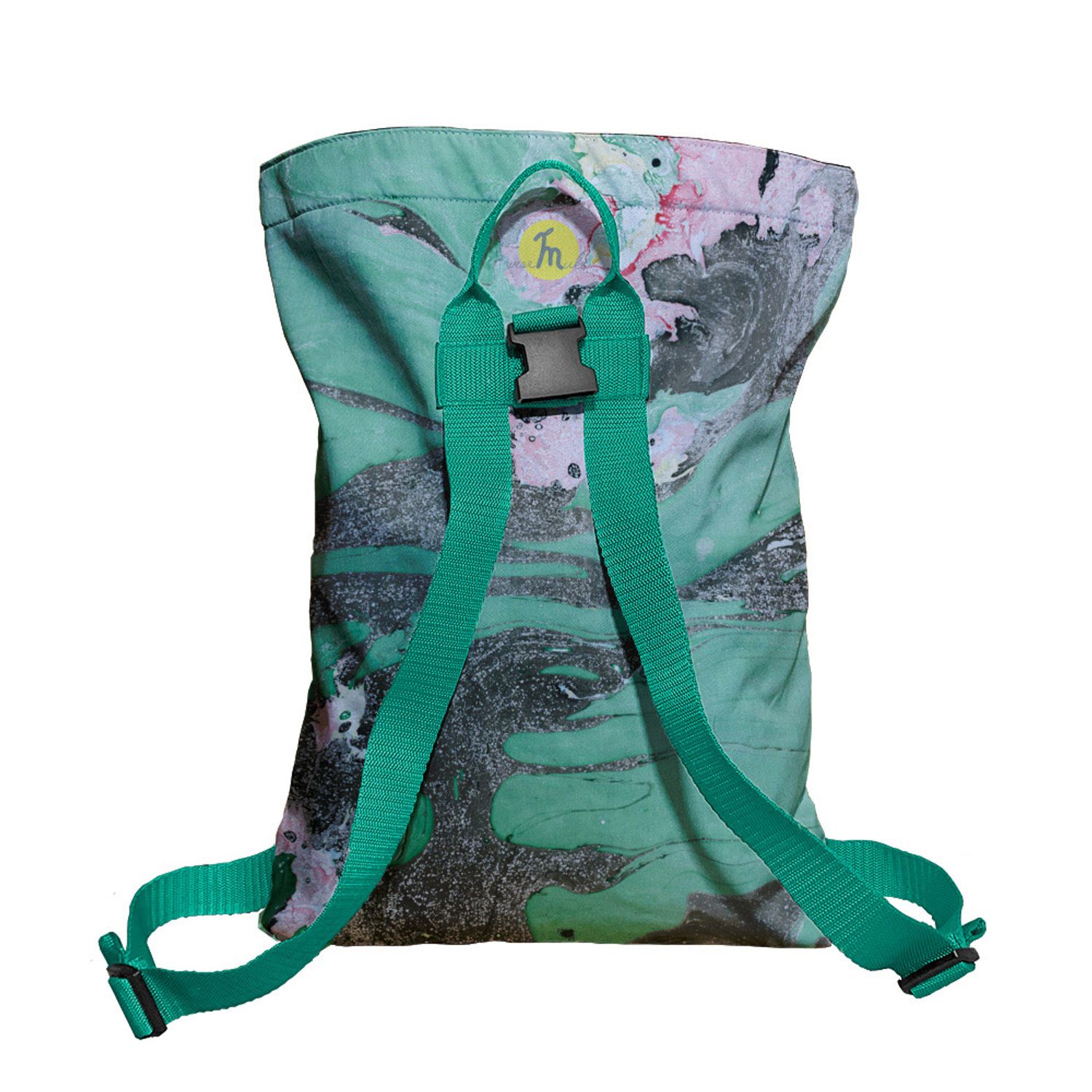 Rucsac Handmade tip Backpack, Fabrica de Carbuni, Multicolor, 45x37 cm fotografia produsului View 4 L