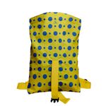 Rucsac Handmade Backpack Abstract, Cercuri Mici si Mari, Multicolor, 45x37 cm fotografia produsului View 3 S