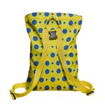 Rucsac Handmade Backpack Abstract, Cercuri Mici si Mari, Multicolor, 45x37 cm fotografia produsului View 4 S