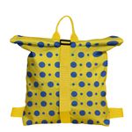 Rucsac Handmade Backpack Abstract, Cercuri Mici si Mari, Multicolor, 45x37 cm fotografia produsului