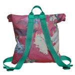 Rucsac Handmade tip Backpack, Rosu Intens Abstract, Multicolor, 45x37 cm fotografia produsului View 2 S