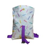 Rucsac Handmade Backpack Abstract, Confetti, Multicolor, 45x37 cm fotografia produsului View 3 S