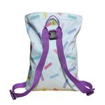 Rucsac Handmade Backpack Abstract, Confetti, Multicolor, 45x37 cm fotografia produsului View 4 S