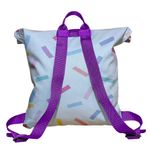 Rucsac Handmade Backpack Abstract, Confetti, Multicolor, 45x37 cm fotografia produsului View 2 S