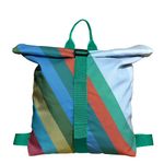 Rucsac Handmade Backpack Abstract, Avalansa de Culori, Multicolor, 45x37 cm fotografia produsului