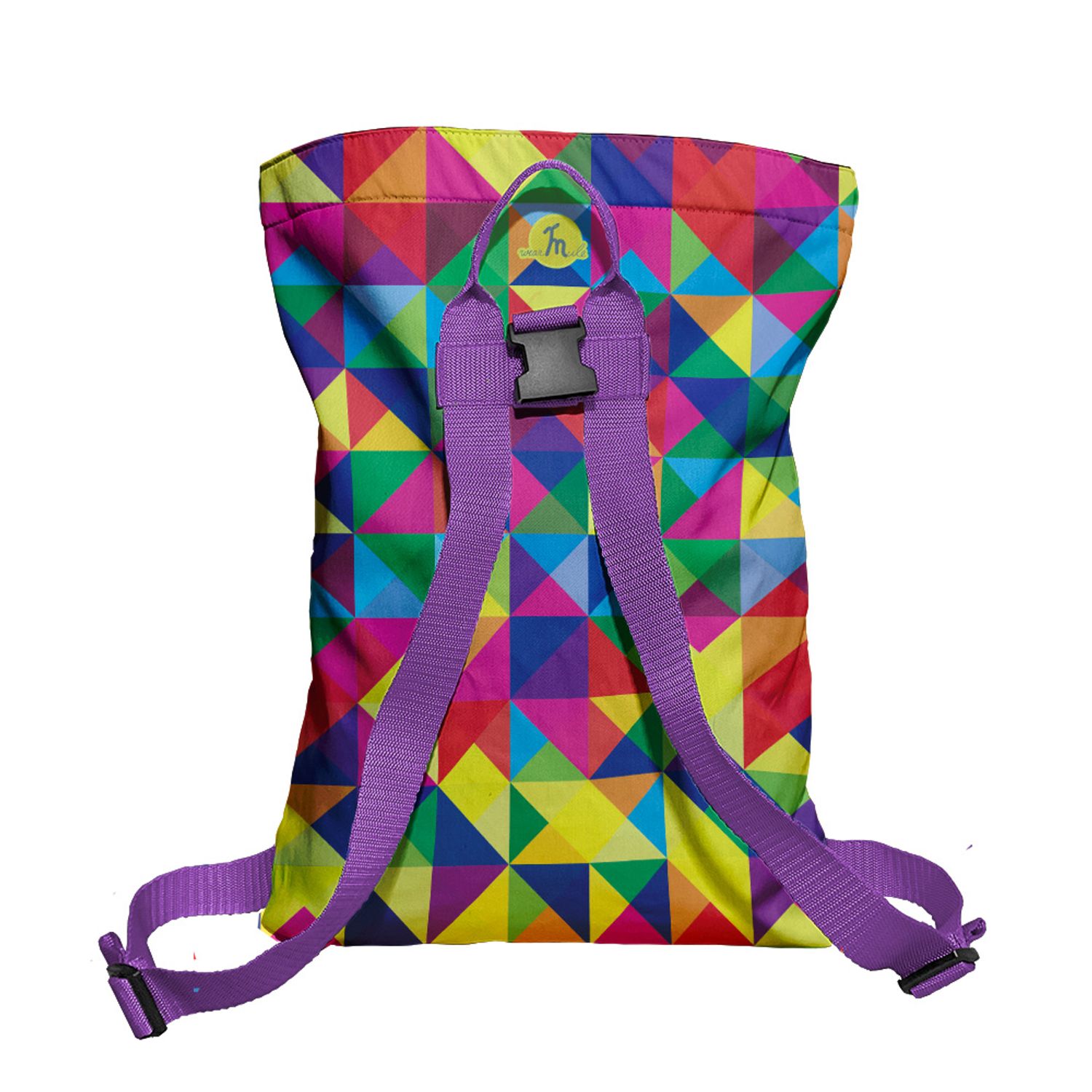 Rucsac Handmade Backpack Abstract, Rubix Cube, Multicolor, 45x37 cm fotografia produsului View 4 L