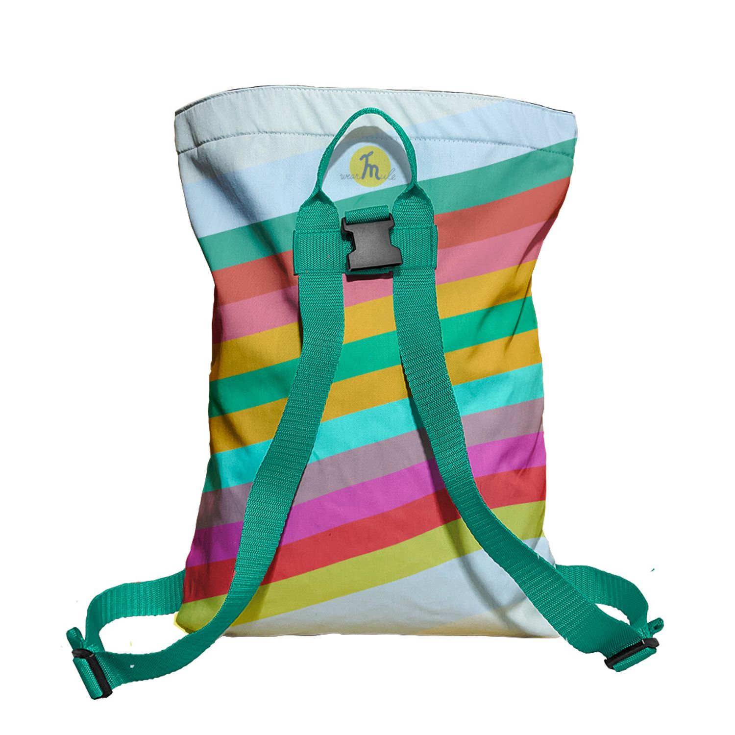 Rucsac Handmade Backpack Abstract, Dungi Optimiste, Multicolor, 45x37 cm fotografia produsului View 4 L