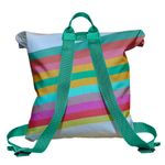 Rucsac Handmade Backpack Abstract, Dungi Optimiste, Multicolor, 45x37 cm fotografia produsului View 2 S