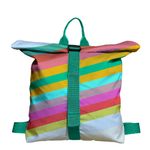 Rucsac Handmade Backpack Abstract, Dungi Optimiste, Multicolor, 45x37 cm fotografia produsului