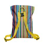 Rucsac Handmade Backpack Abstract, Dungi Easy Stripes, Multicolor, 45x37 cm fotografia produsului View 4 S