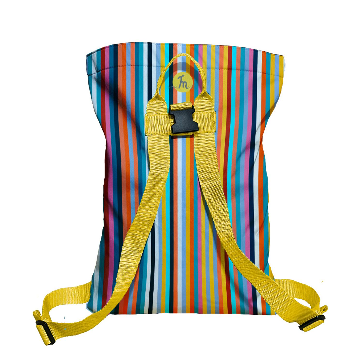 Rucsac Handmade Backpack Abstract, Dungi Easy Stripes, Multicolor, 45x37 cm fotografia produsului View 4 L