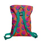 Rucsac Handmade Backpack Abstract, Cercuri Mari, Multicolor, 45x37 cm fotografia produsului View 4 S