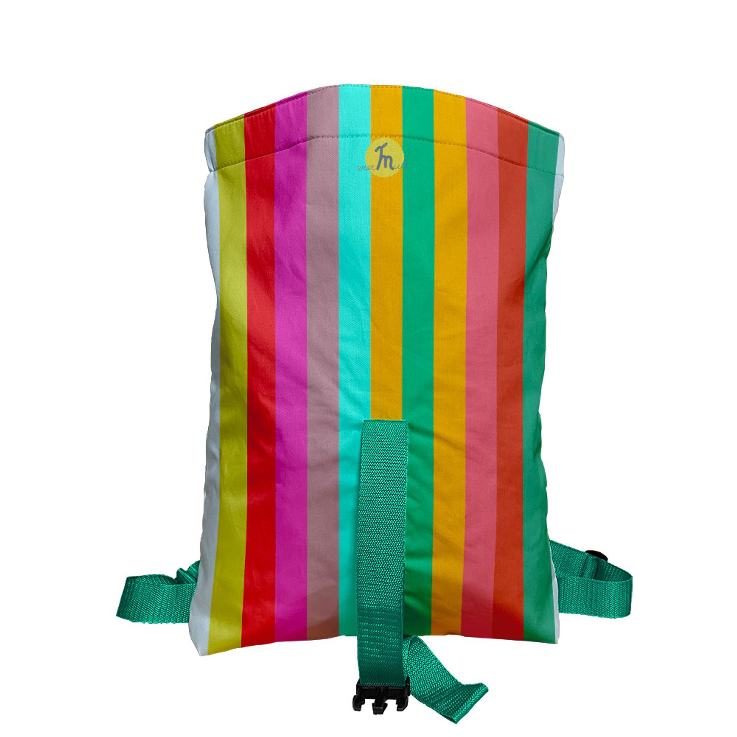 Rucsac Handmade Backpack Abstract, Curcubeu Feel the Rainbow, Multicolor, 45x37 cm fotografia produsului View 3 L