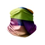 Esarfa Circulara tip Guler Handmade pentru Toate Sezoanele, Abstract Zebra pe Marte, Multicolor, 40x25 cm fotografia produsului